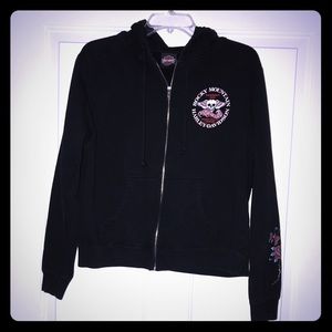 Harley Davidson zip up hoodie